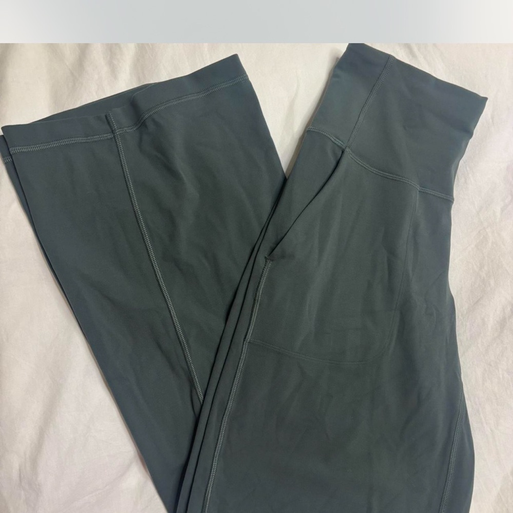 lululemon  Wide Leg Pants in Forest Green
